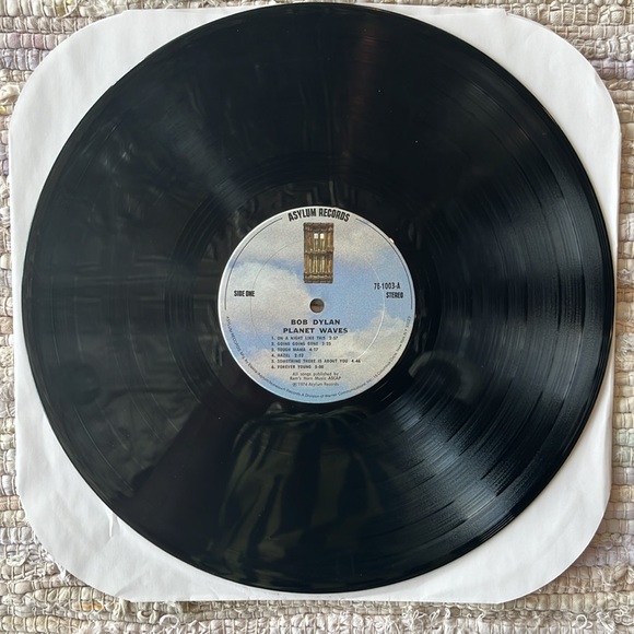 Bob Dylan - “Planet Waves” Vinyl LP - Picture 3 of 5